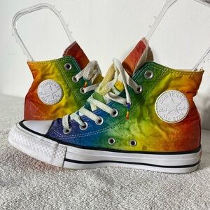 Converse Chuck Taylor All Star Geostar Hi Pride Rainbow Tie Dye HiTop Sneakers 6